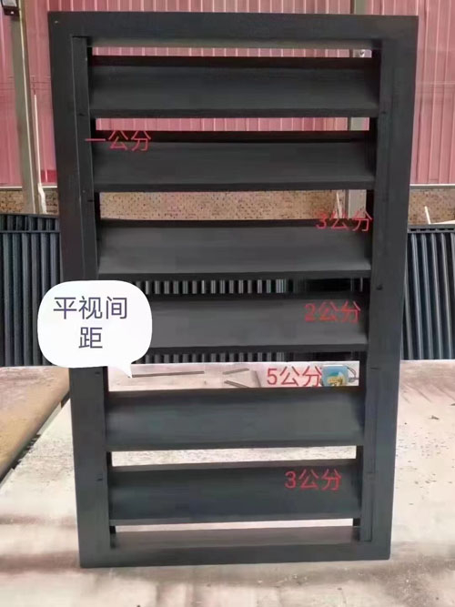 樓房鋅鋼百葉窗護(hù)欄安裝實例